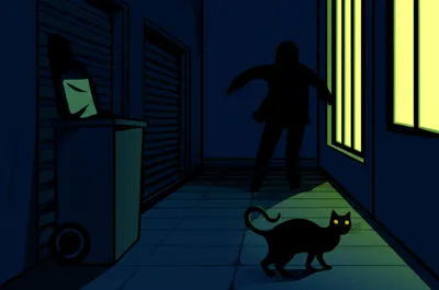 Illustration suspicious