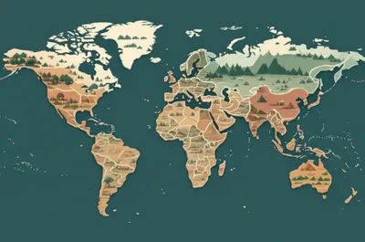 Illustration countries - Image 1