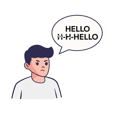 Illustration stammering