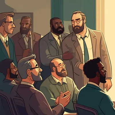 Illustration gentlemen - Image 1