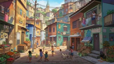 Illustration barrio - Image 1