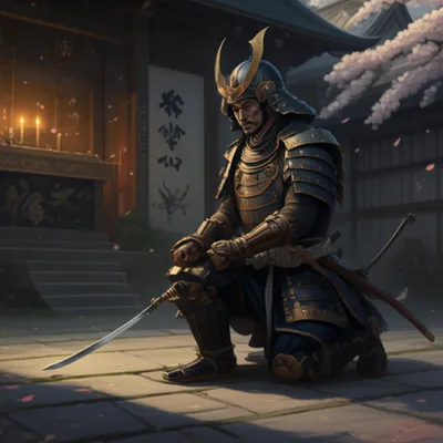 Illustration samurai