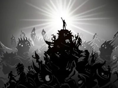 Illustration vanquishing