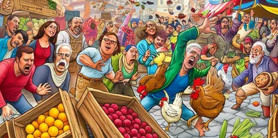 Illustration uproar - Image 1