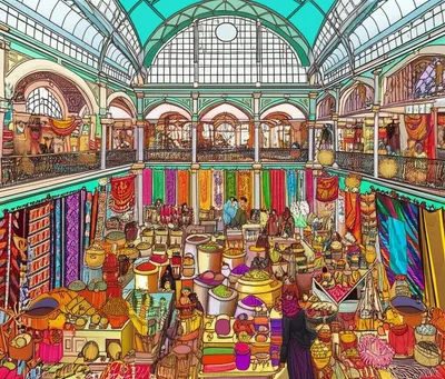 Illustration pantechnicon