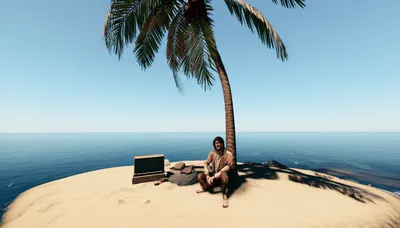 Illustration marooned