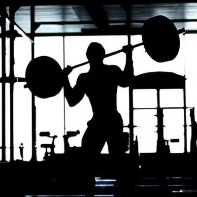 Illustration weightlifting