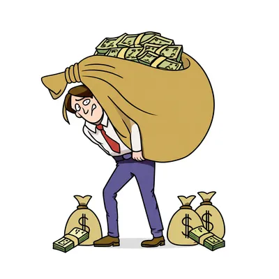 Illustration overpaid - Image 1