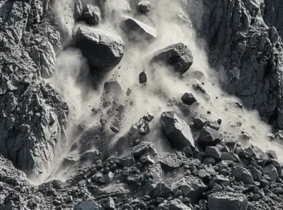 Illustration rockfall - Image 1