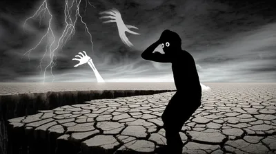 Illustration horrifying