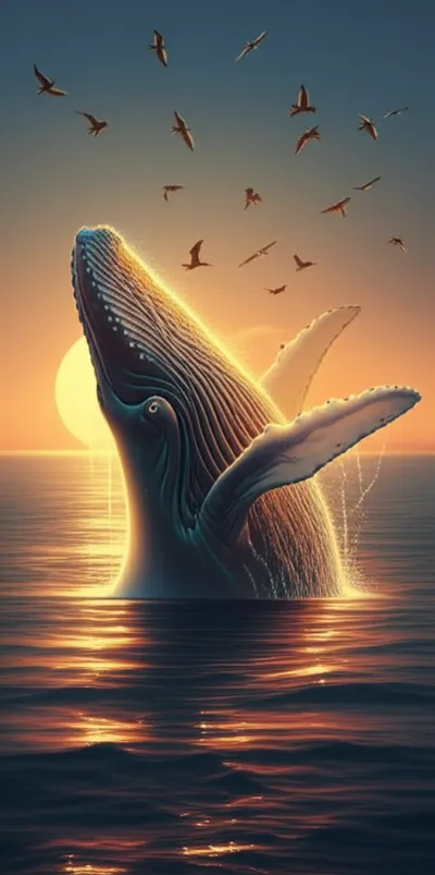 Illustration whale - Image 1