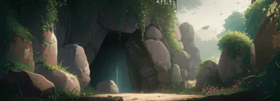 Illustration grotto - Image 1