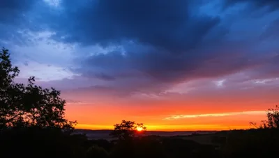 Illustration sunsets