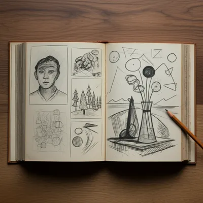 Illustration sketchbook - Image 1