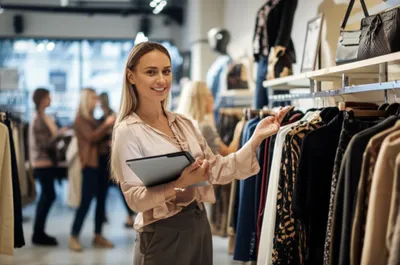 Illustration vendeuse - Image 1