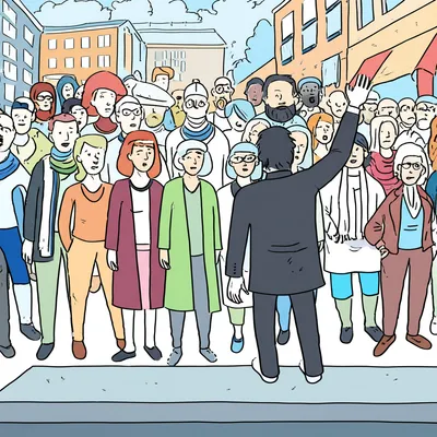 Illustration advertise