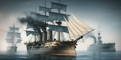 Illustration frigate - Image 1