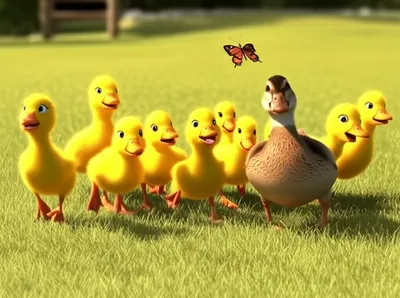 Illustration goslings - Image 1