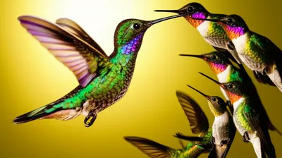 Illustration hummers - Image 1