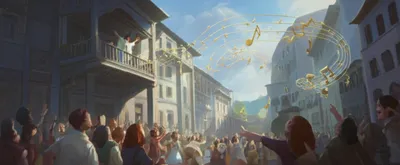 Illustration trumpets - Image 1