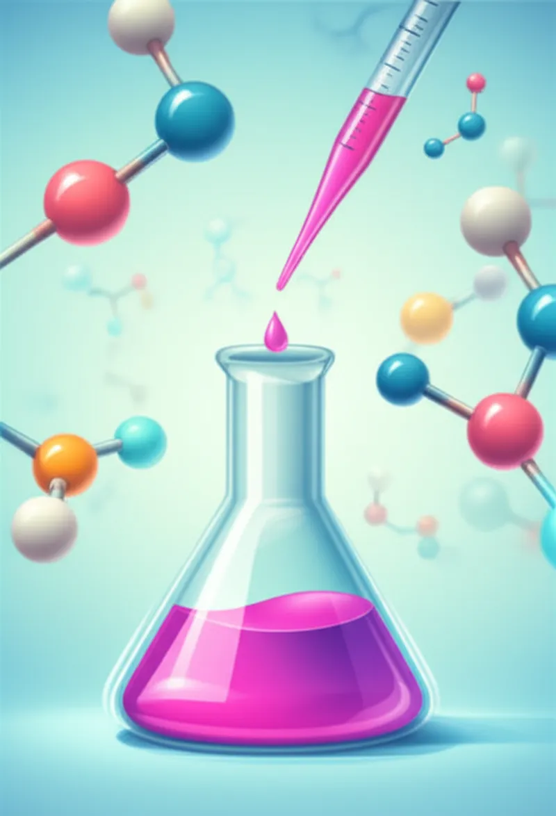 Visual illustration for the word "titrated" - To ascertain the amount of a constituent in a solution (or other mixture) by measuring the volume of a known concentration (the "standard solution") needed to complete a reaction.