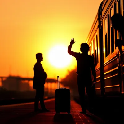 Illustration goodbye