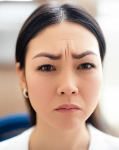 Illustration frowned