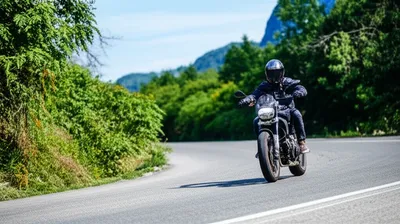 Illustration motorcycling