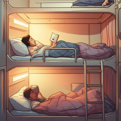 Illustration couchette - Image 1