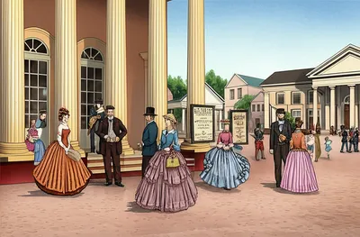 Illustration antebellum