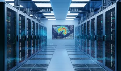 Illustration supercomputer