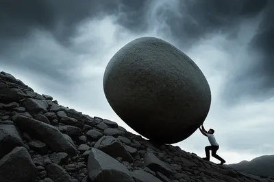 Illustration uphill - Image 1