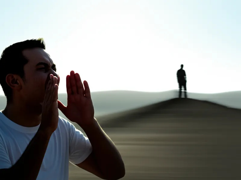 توضيح مرئي لـ halloed: صاح، هتف - صورة 1