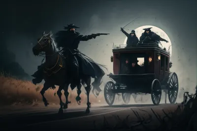 Illustration highwaymen - Image 1