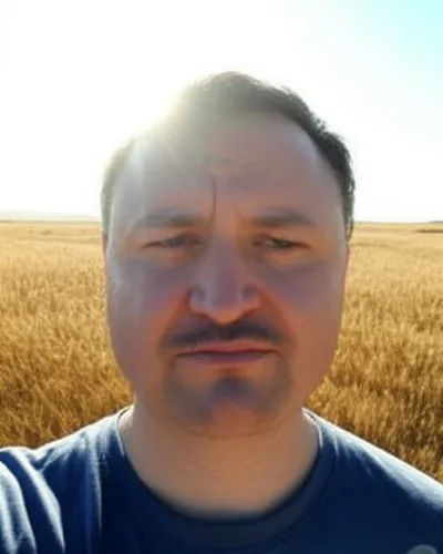 Illustration squinted