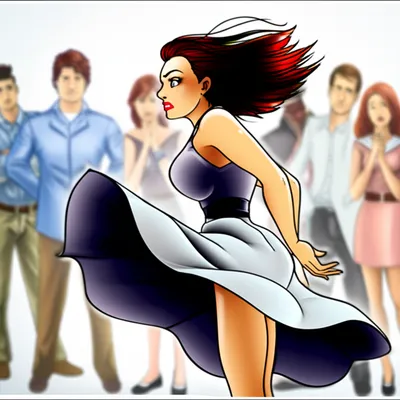 Illustration flounce - Image 1