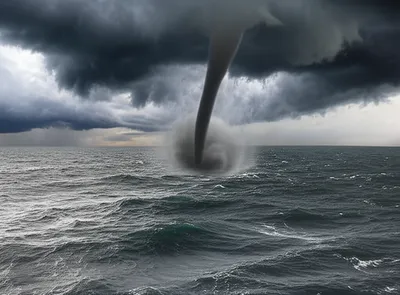 Illustration waterspouts - Image 1