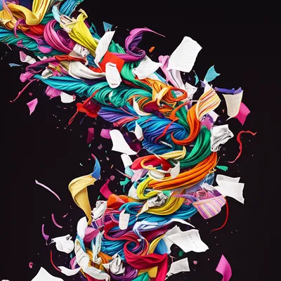 Illustration ruffle - Image 1