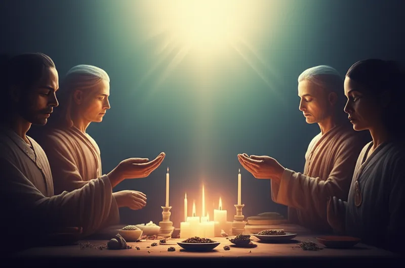 Illustration visuelle du mot « religion » - Religion, croyance