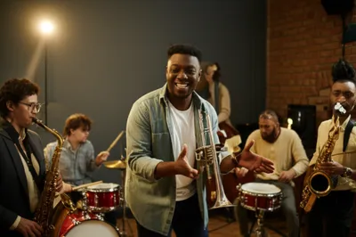 Illustration bandleader