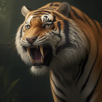 Illustration sabertooth