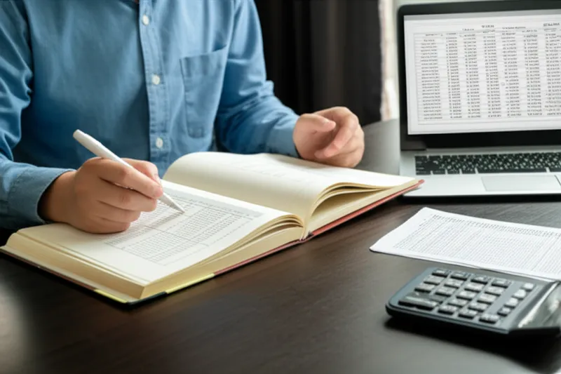 Illustration visuelle du mot « accountant » - Comptable