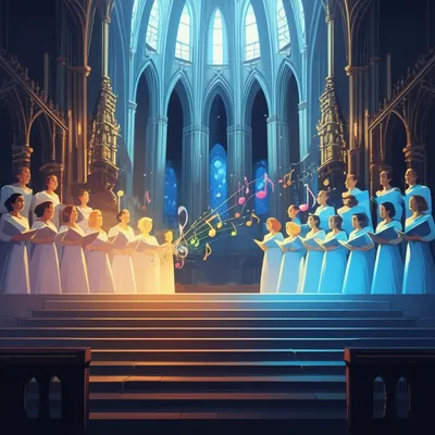 Illustration antiphony