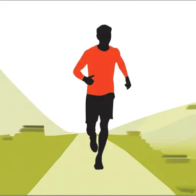 Illustration walking - Image 1