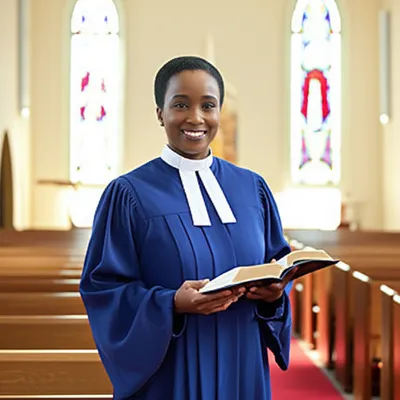 Illustration clergywoman