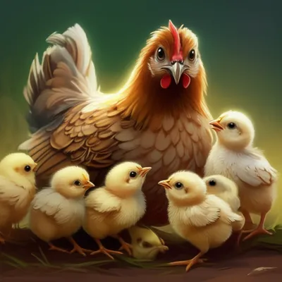 Illustration clucking - Image 1