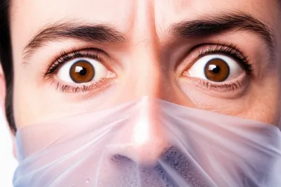 Illustration suffocating - Image 1