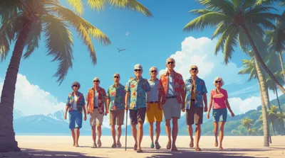 Illustration snowbirds - Image 1