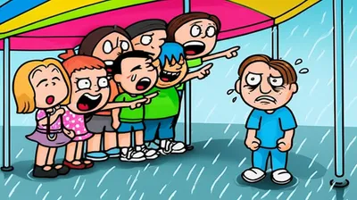 Illustration taunted