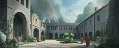 Illustration monasteries